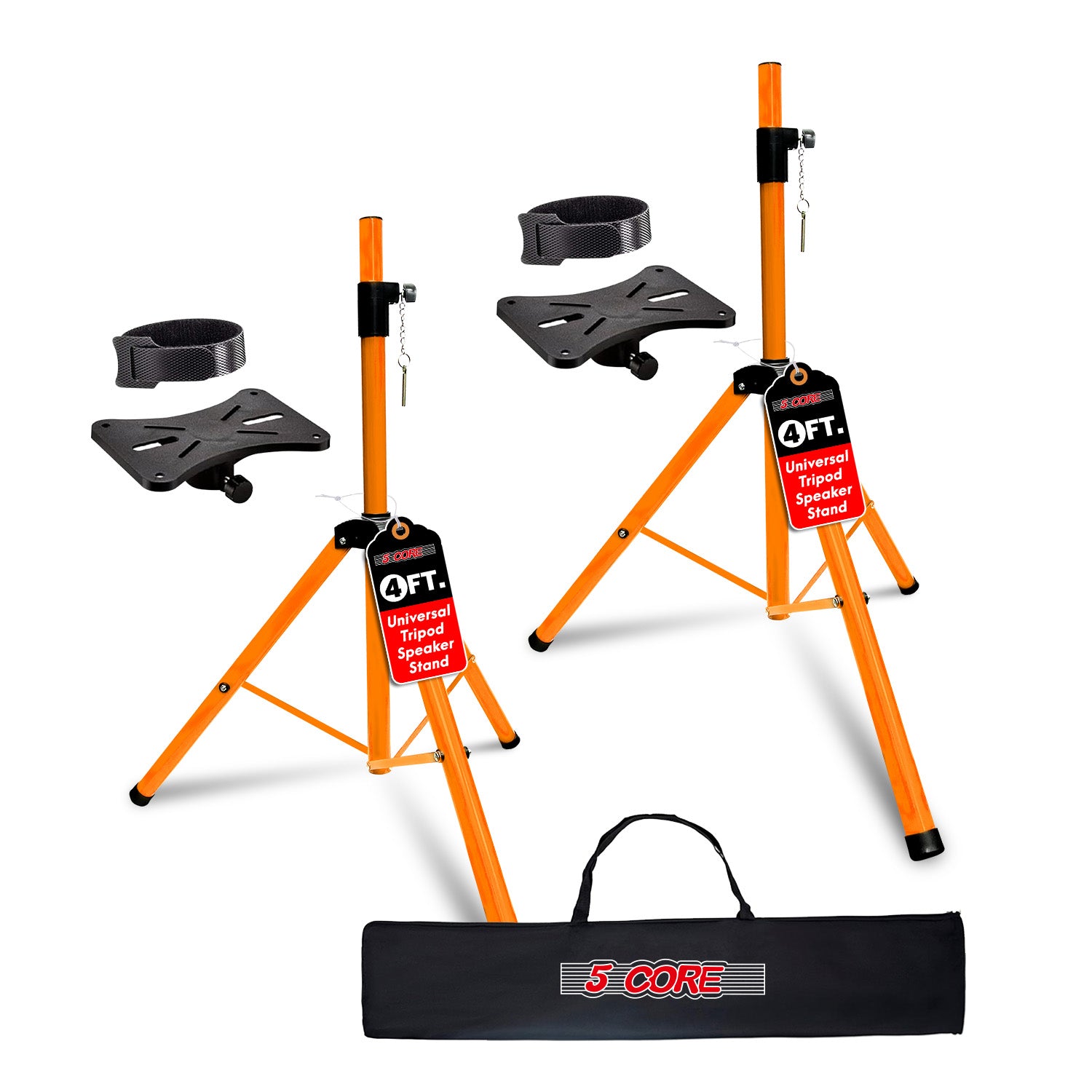 Studio Monitor Speaker - 5 Core Speaker Stand Tripod Floor