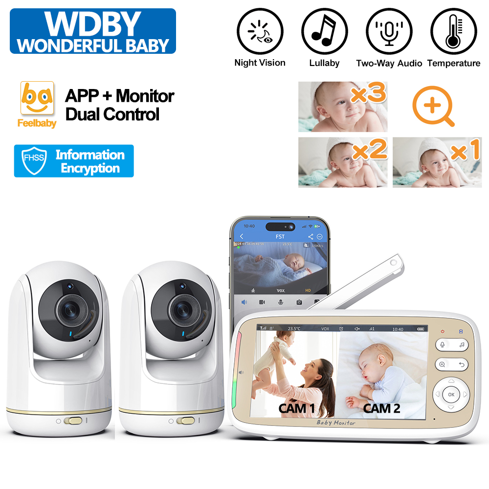 VB803 PRO Baby Monitor with 2p - Audio Music For Video ulasan dan harga