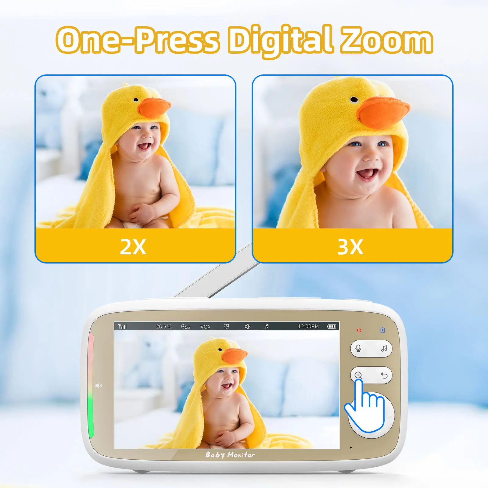 VB803 PRO Baby Monitor with 2p - Audio Music For Video ulasan dan harga