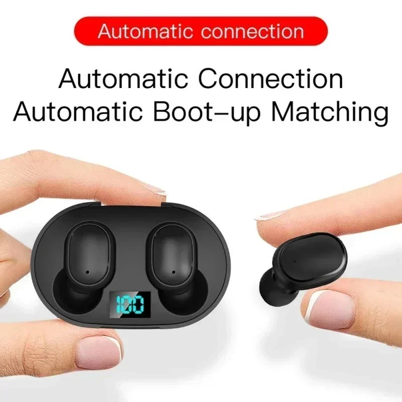 TWS E6S Bluetooth Earphones Wi - Contact Pickup Mic ulasan dan harga