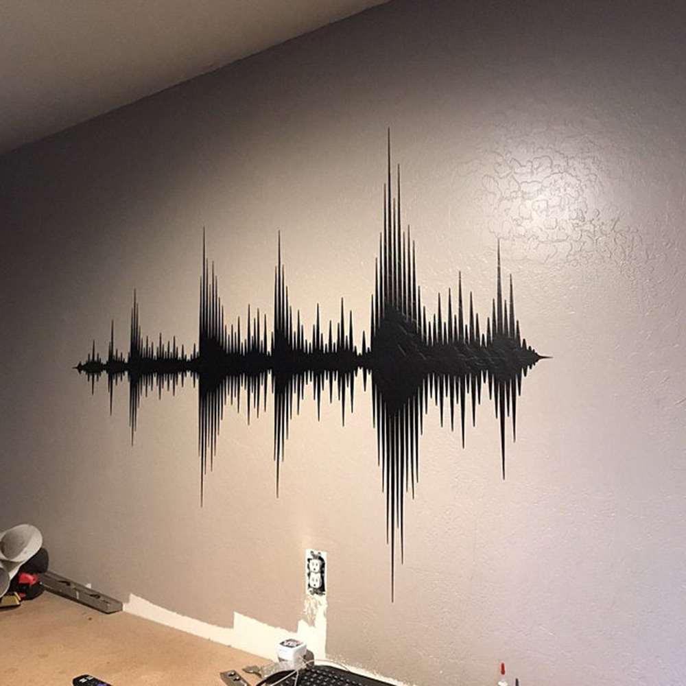 Audio Wave Wall Decal Sound Wa - Audio Music Remover ulasan dan harga