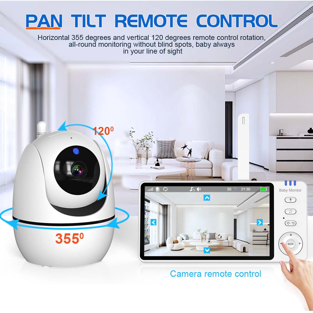 5 Inch Video Baby Monitor Indo - Audio Music For Video ulasan dan harga