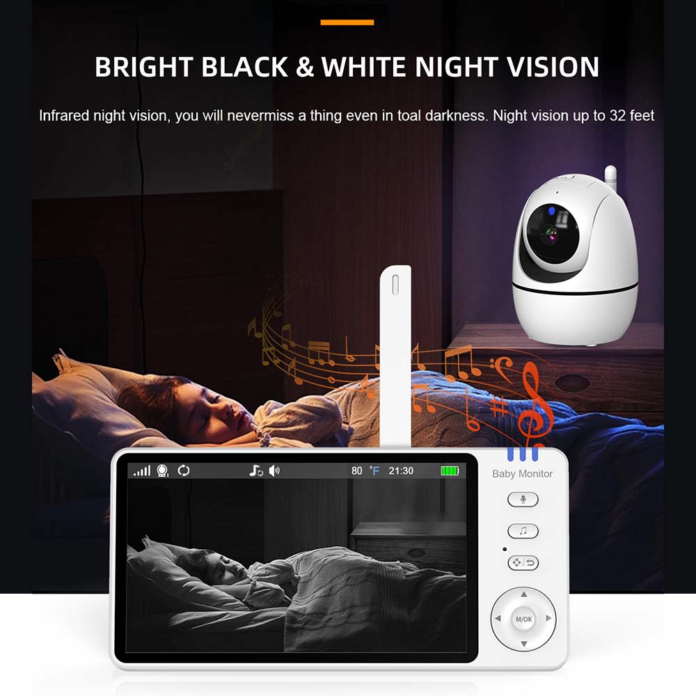 5 Inch Video Baby Monitor Indo - Audio Music For Video ulasan dan harga