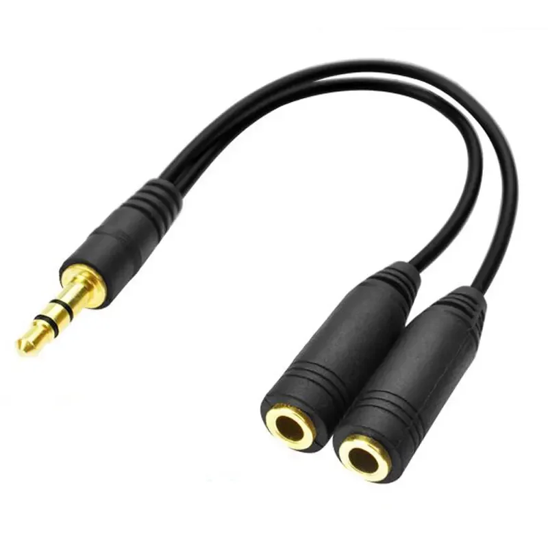 Headphone Splitter, 3.5mm Exte - Audio Music Box ulasan dan harga
