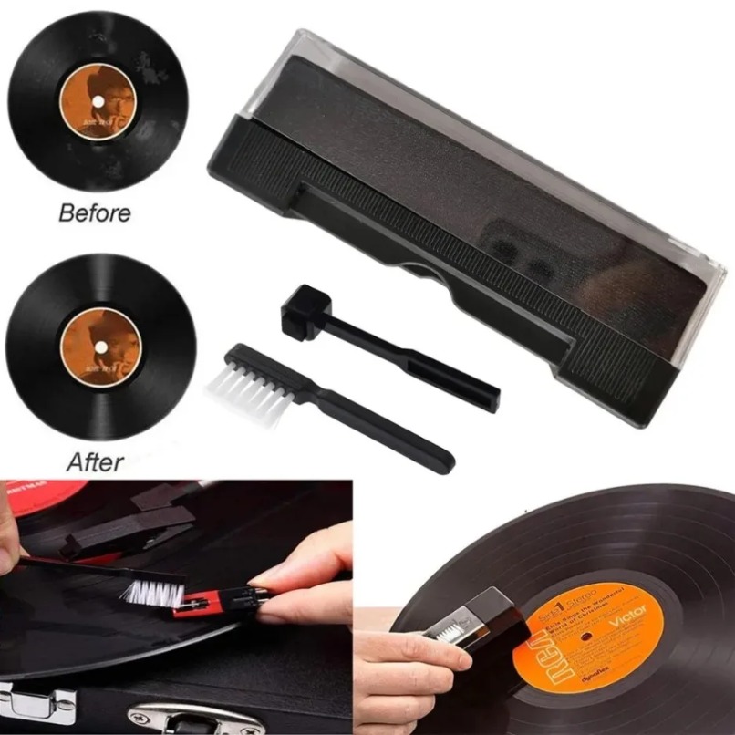 Antistatic Vinyl Record Cleane - Audio Music Remover ulasan dan harga