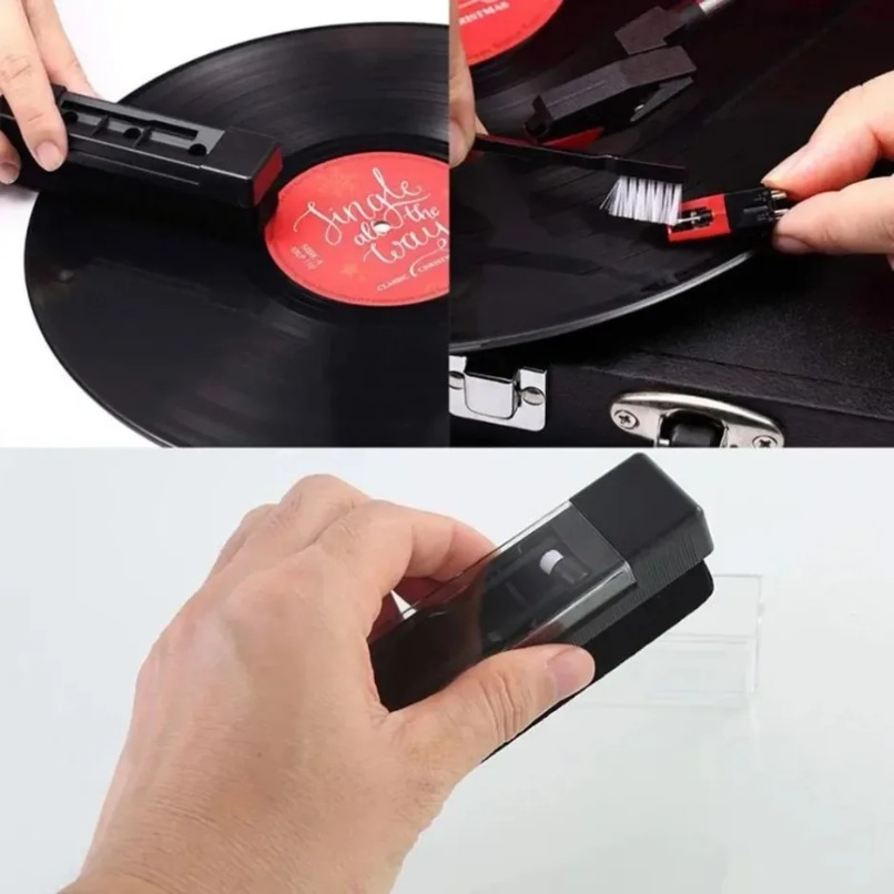 Antistatic Vinyl Record Cleane - Audio Music Remover ulasan dan harga