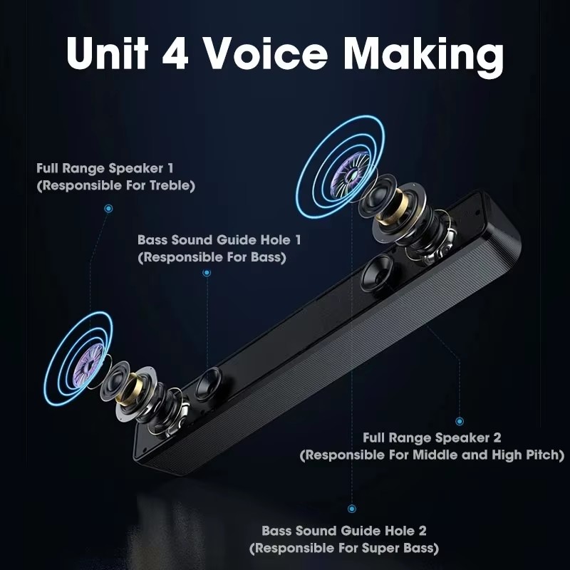 Music Soundbar Computer Caixa  - Audio Music Box ulasan dan harga