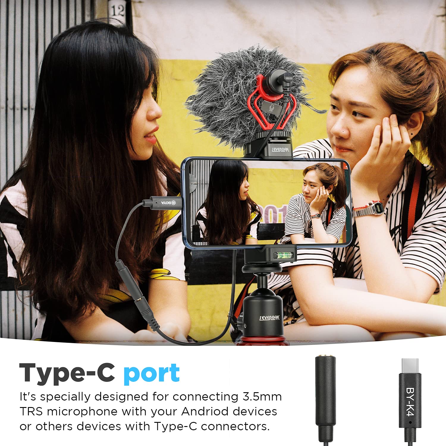 BOYA BY-K4 6cm 3.5mm TRS Femal - Contact Pickup Mic ulasan dan harga