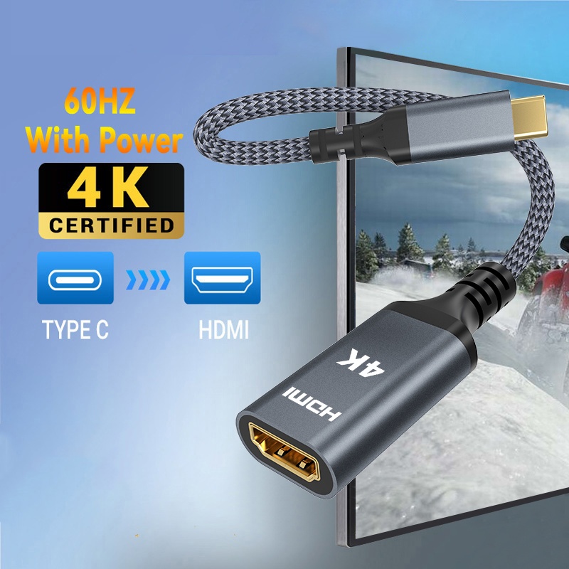 USB C to HDMI Adapter 4K@60Hz  - Contact Pickup Mic ulasan dan harga