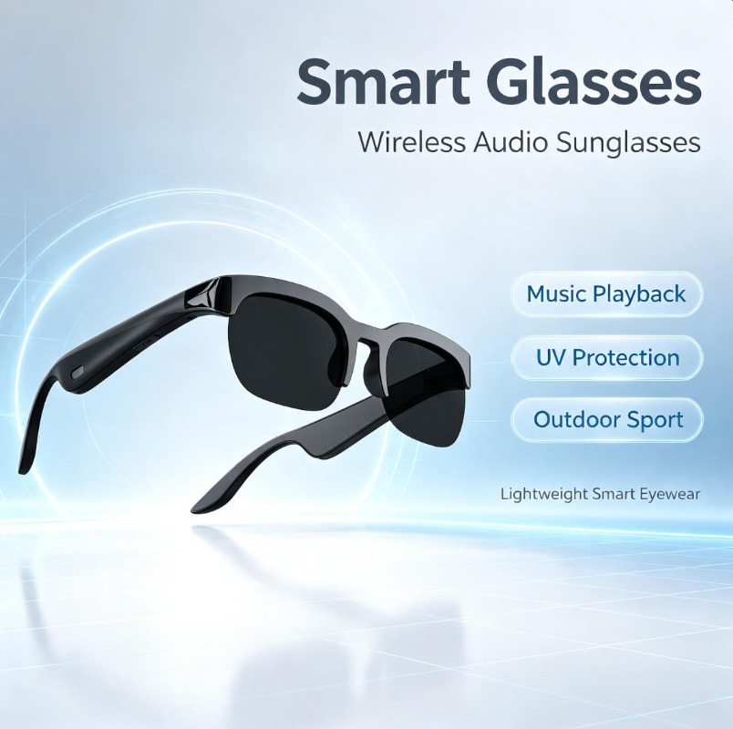 2026 Smart Audio Sunglasses Bl - Audio Music For Video ulasan dan harga