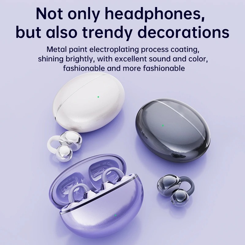 Open Ear Headphones Bluetooth  - Contact Pickup Mic ulasan dan harga
