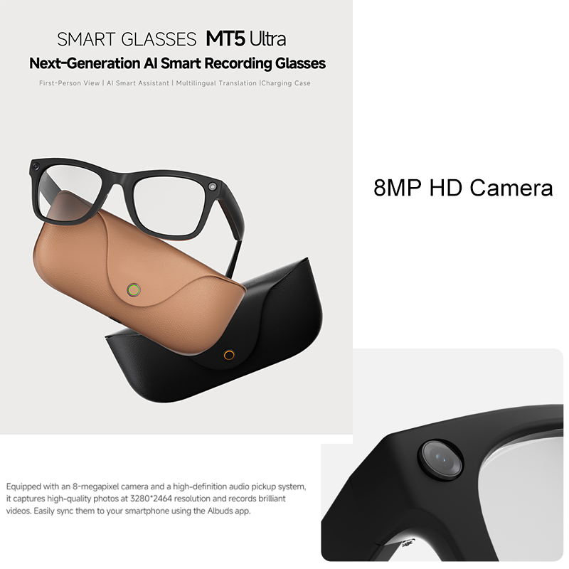 2026 AI smart Glasses HD 800W  - Audio Music For Video ulasan dan harga