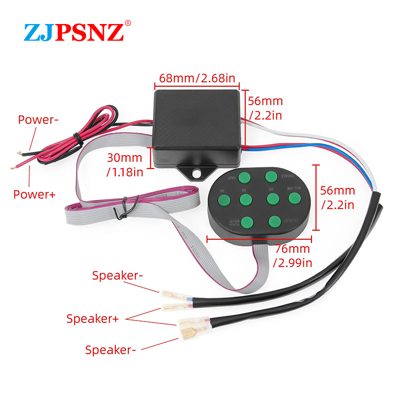 8 Sounds Control Box 12V With  - Audio Music Box ulasan dan harga