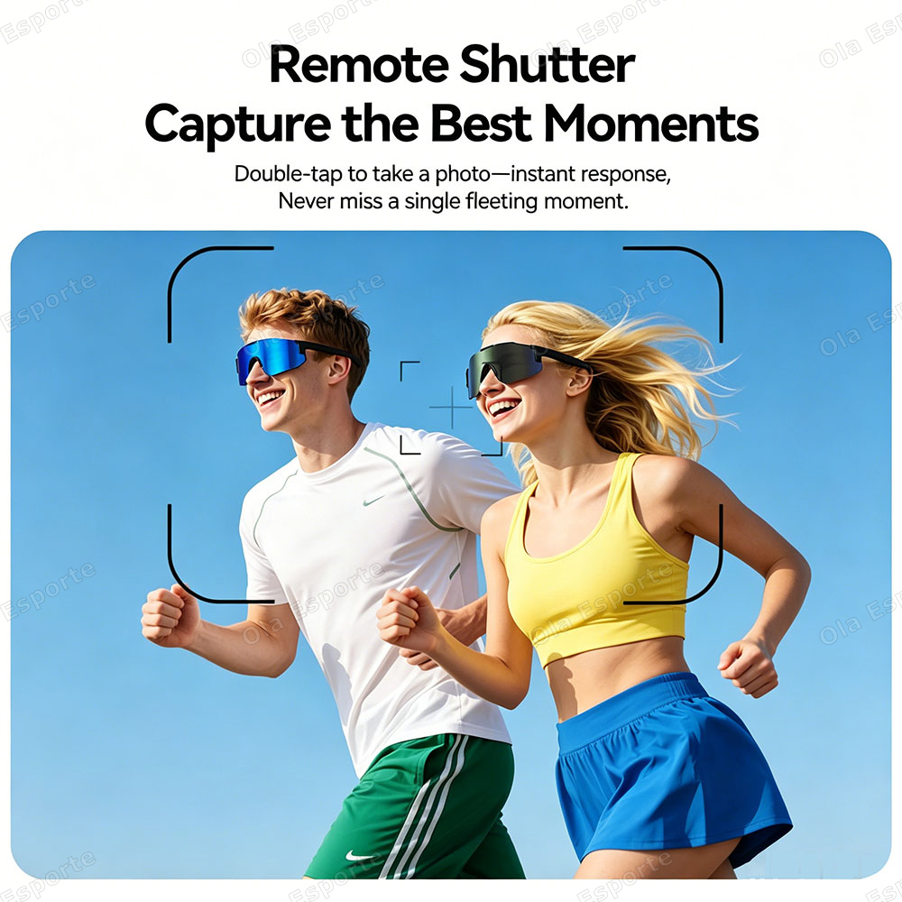 Cycling Smart Glasses Camera B - Audio Music For Video ulasan dan harga