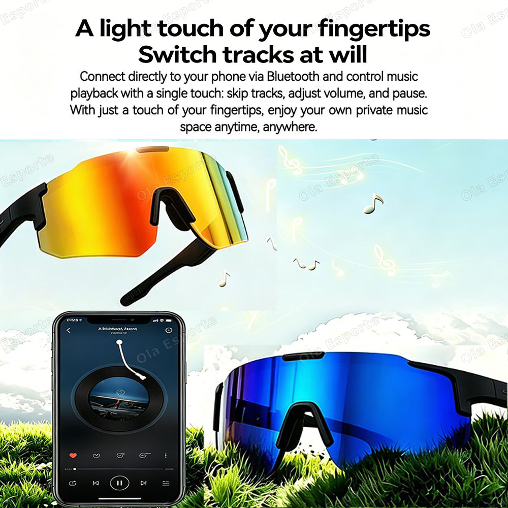 Cycling Smart Glasses Camera B - Audio Music For Video ulasan dan harga