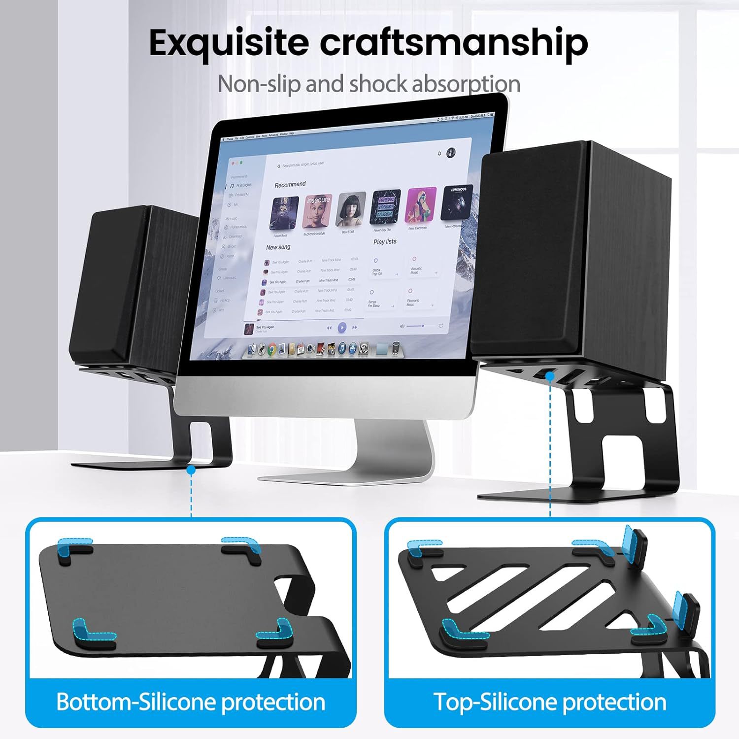 2pcs lot Desktop Speaker Stand - Studio Monitor Speaker ulasan dan harga