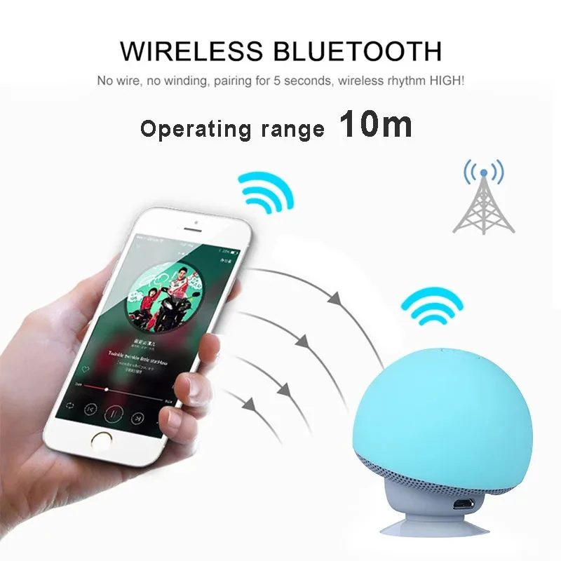 Mini Mushroom Bluetooth Speake - Audio Music Box ulasan dan harga