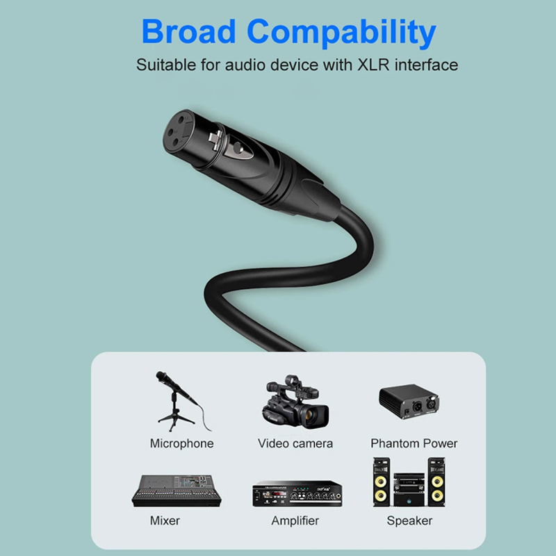 3Pin XLR Cable Male to Female  - Audio Music Box ulasan dan harga