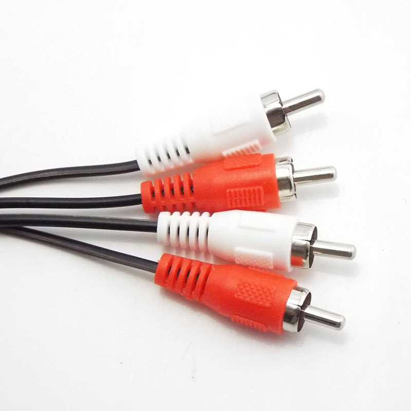 1m-5m Dual 2RCA 2 RCA Male to  - Audio Music Box ulasan dan harga