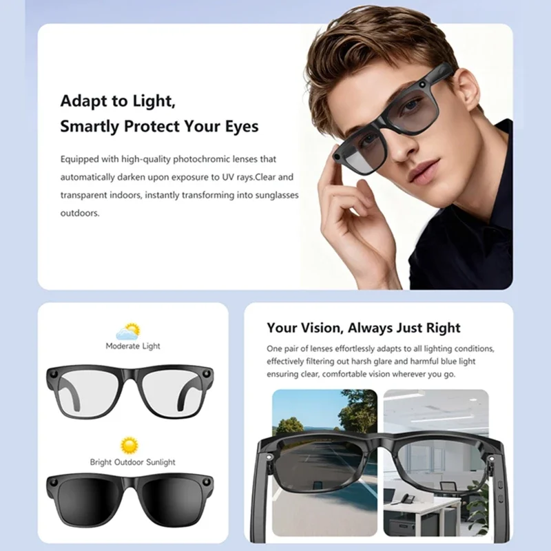 AI Smart Glasses 8K HD Photoch - Audio Hd Music ulasan dan harga