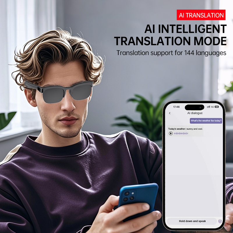Bluetooth Audio Smart Glasses  - Audio Music For Video ulasan dan harga