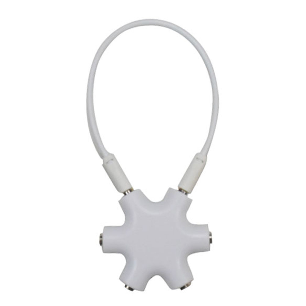 6 Port 3.5mm Earphone Splitter - Audio Music Dj ulasan dan harga