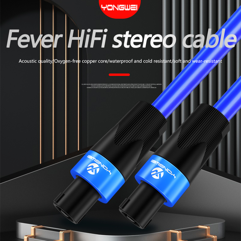 YONGWEI Pure Copper 4-Pin XLR  - Studio Monitor Speaker ulasan dan harga