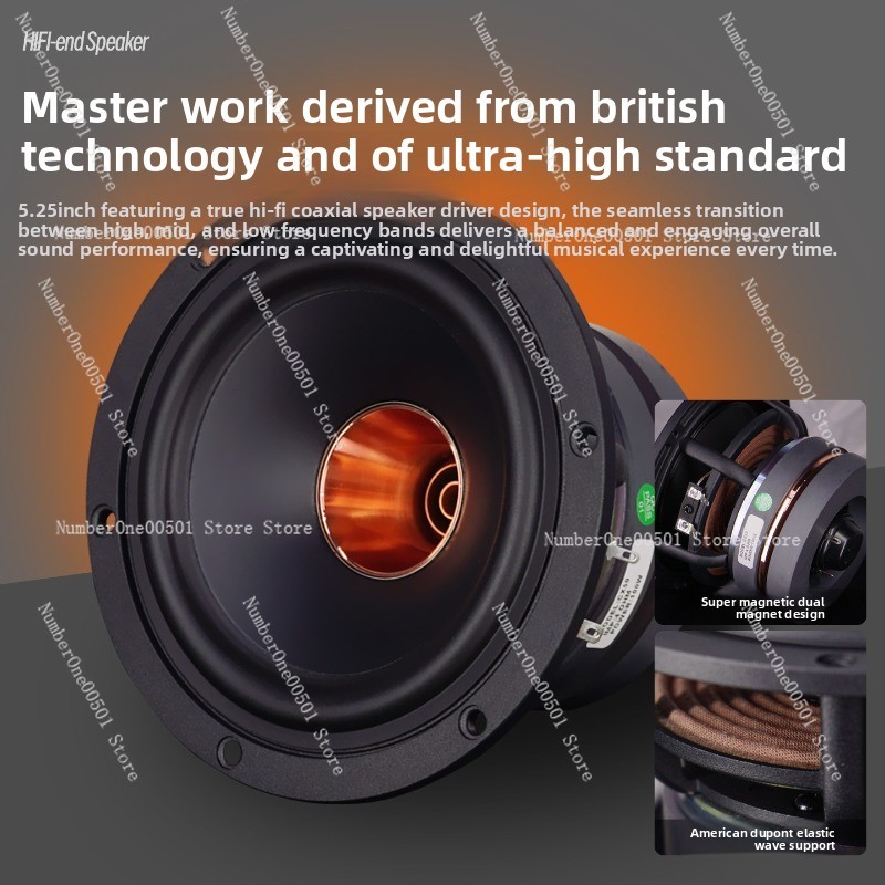 5.25 Inch Coaxial Passive Book - Studio Monitor Speaker ulasan dan harga