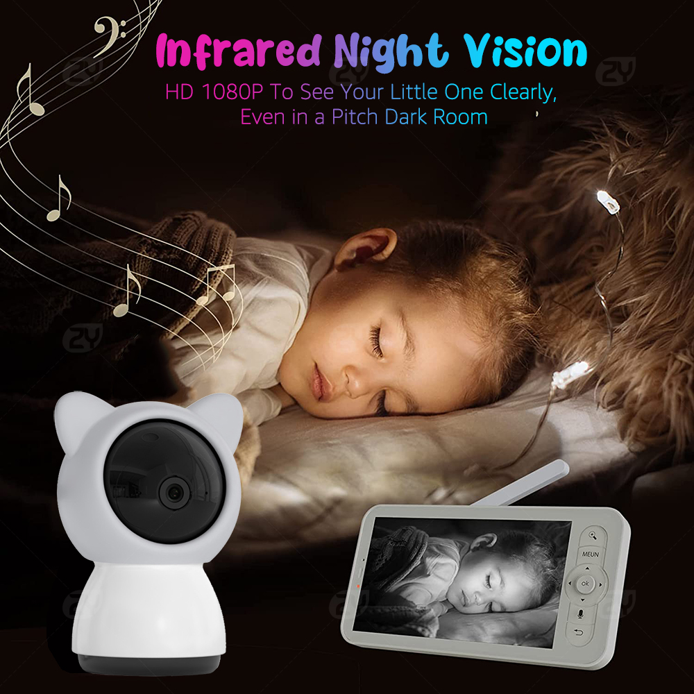 HD WiFi Baby Monitor with APP, - Audio Hd Music ulasan dan harga