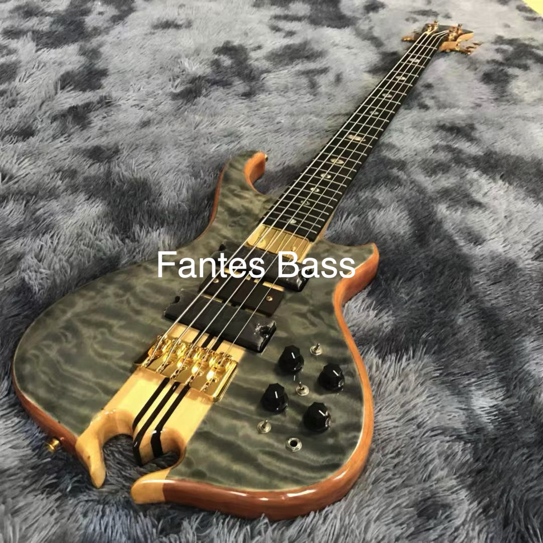 Custom Alem Flamed Maple Top C - Bass Guitar Strings ulasan dan harga